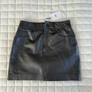 LPA Black Mini Skirt